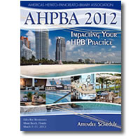 AHPBA 2012 Program